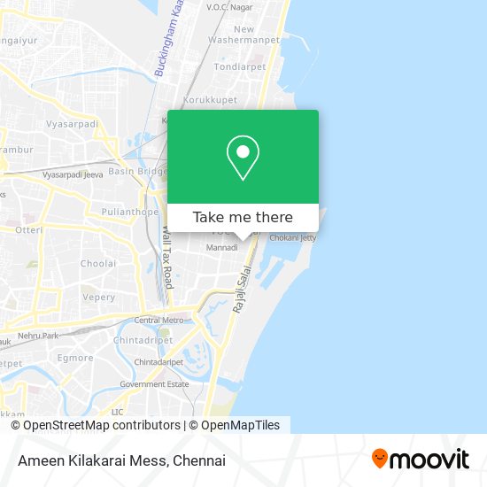 Ameen Kilakarai Mess map