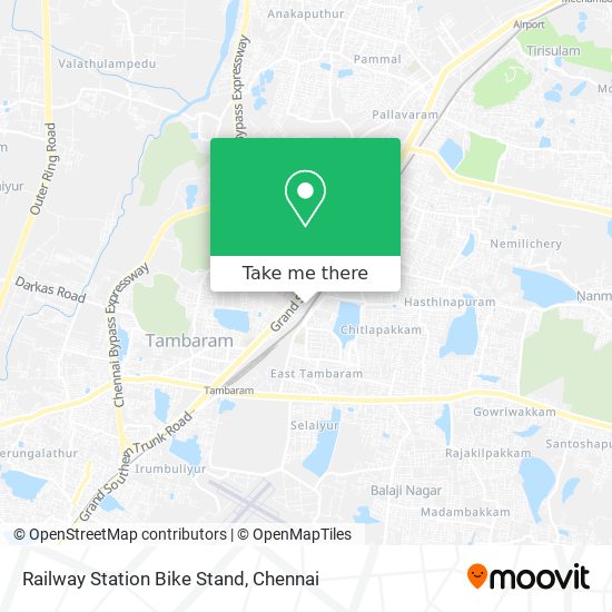Railway Station Bike Stand map