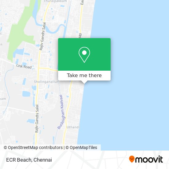 ECR Beach map