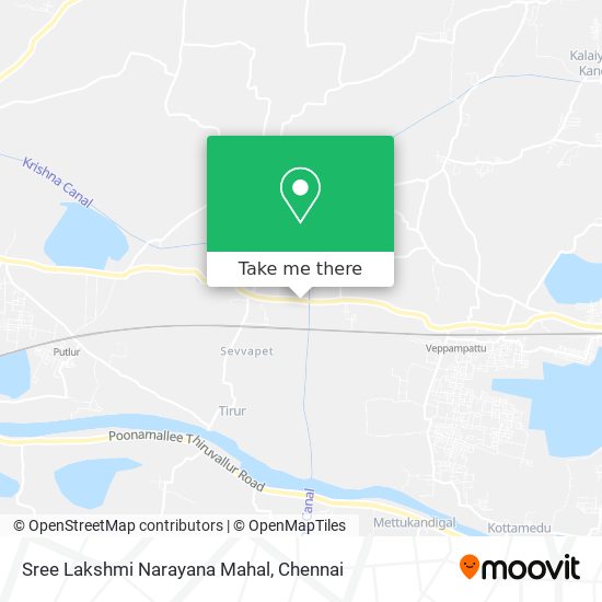 Sree Lakshmi Narayana Mahal map
