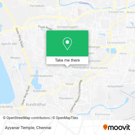 Ayyanar Temple map