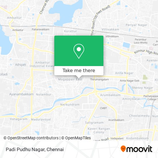 Padi Pudhu Nagar map