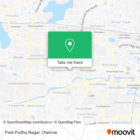 Padi Pudhu Nagar map