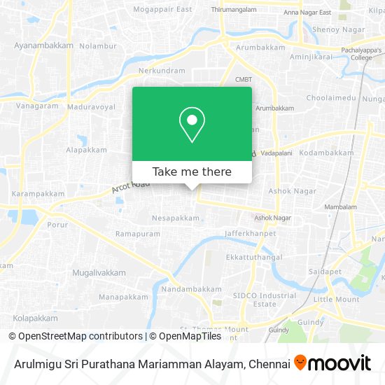 Arulmigu Sri Purathana Mariamman Alayam map