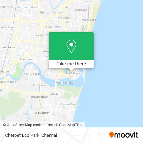 Chetpet Eco Park map