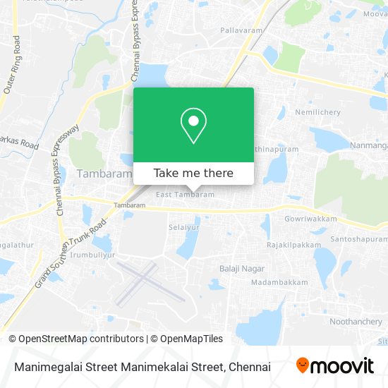 Manimegalai Street Manimekalai Street map