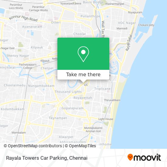 Rayala Towers Car Parking map