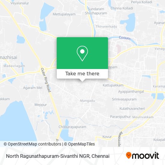 North Ragunathapuram-Sivanthi NGR map