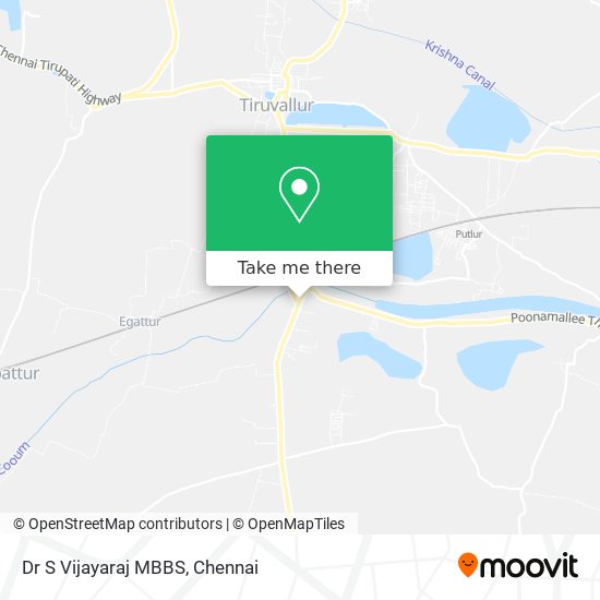 Dr S Vijayaraj MBBS map