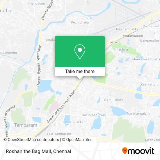 Roshan the Bag Mall map