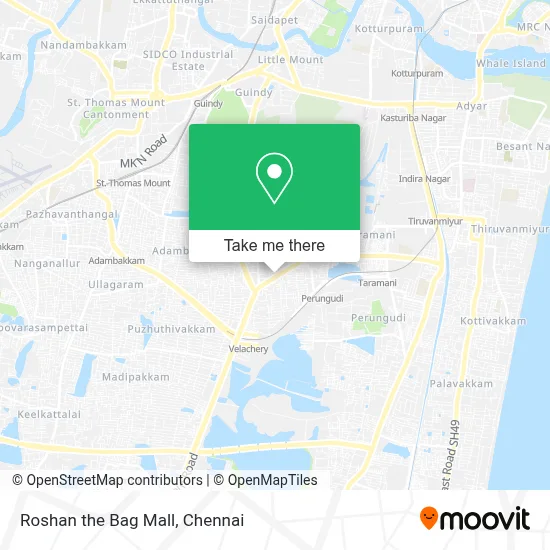 Roshan the Bag Mall map