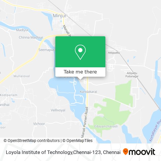 Loyola Institute of Technology,Chennai-123 map