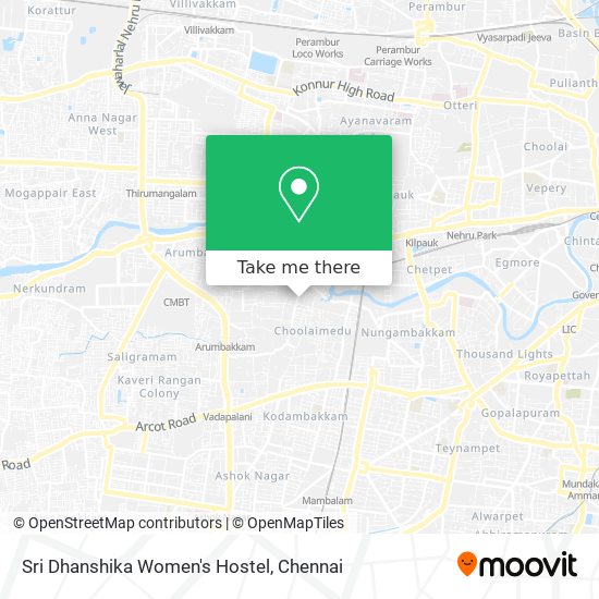 Sri Dhanshika Women's Hostel map