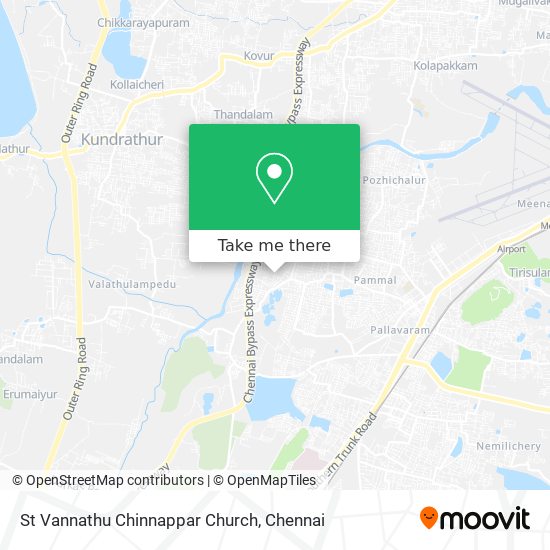 St Vannathu Chinnappar Church map