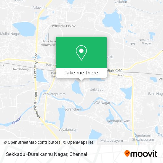 Sekkadu -Duraikannu Nagar map