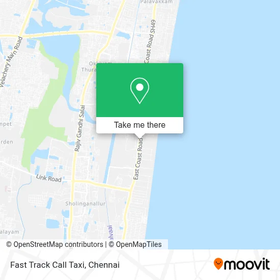 Fast Track Call Taxi map