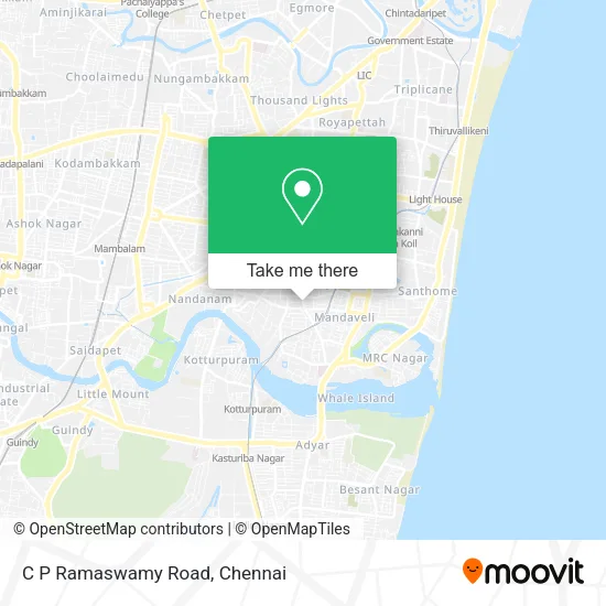 C P Ramaswamy Road map