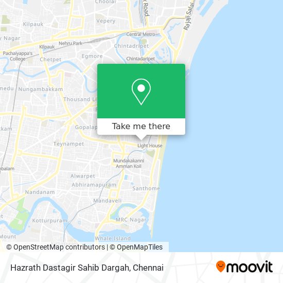 Hazrath Dastagir Sahib Dargah map