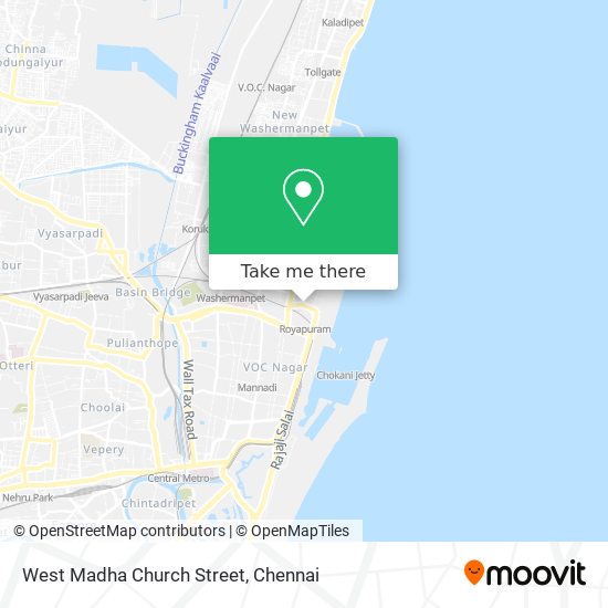 West Madha Church Street map