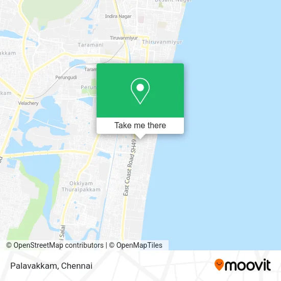 Palavakkam map