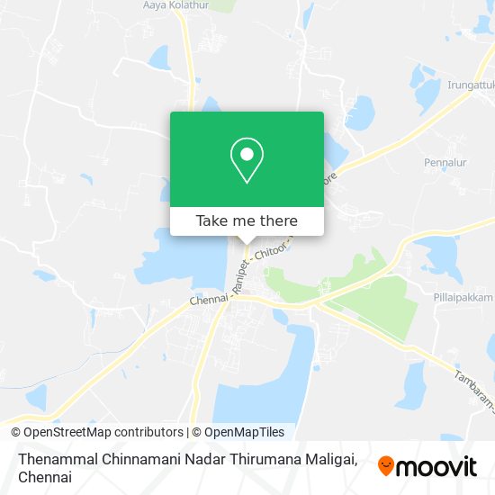 Thenammal Chinnamani Nadar Thirumana Maligai map
