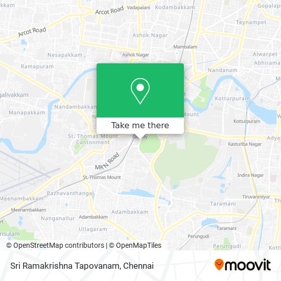 Sri Ramakrishna Tapovanam map