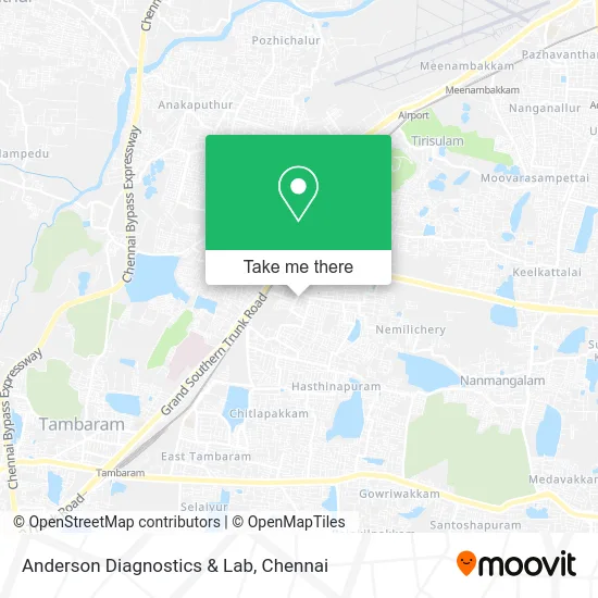 Anderson Diagnostics & Lab map