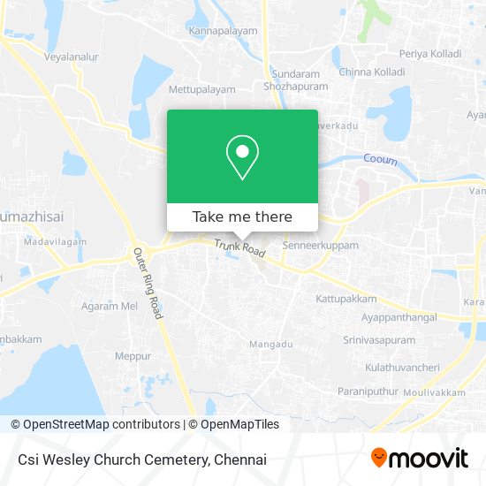 Csi Wesley Church Cemetery map