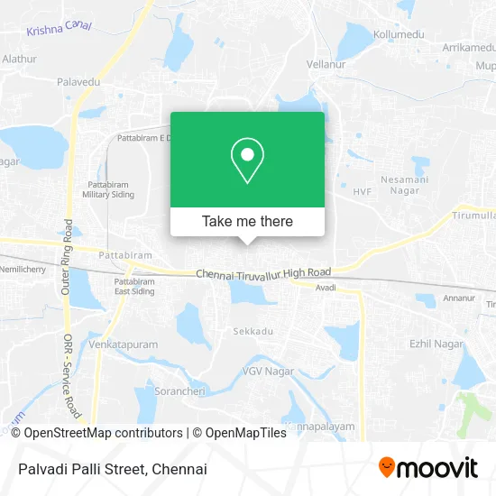 Palvadi Palli Street map