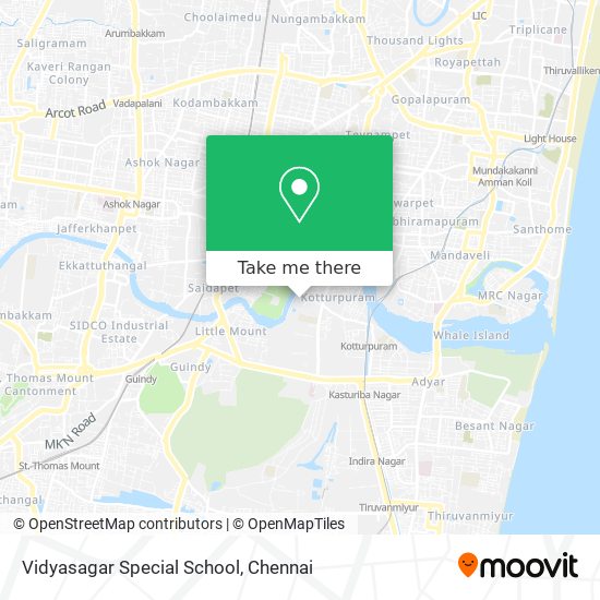 Vidyasagar Special School map