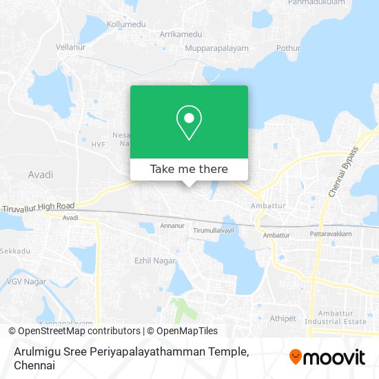 Arulmigu Sree Periyapalayathamman Temple map