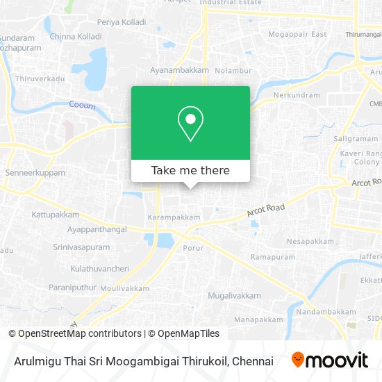 Arulmigu Thai Sri Moogambigai Thirukoil map