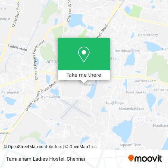 Tamilaham Ladies Hostel map