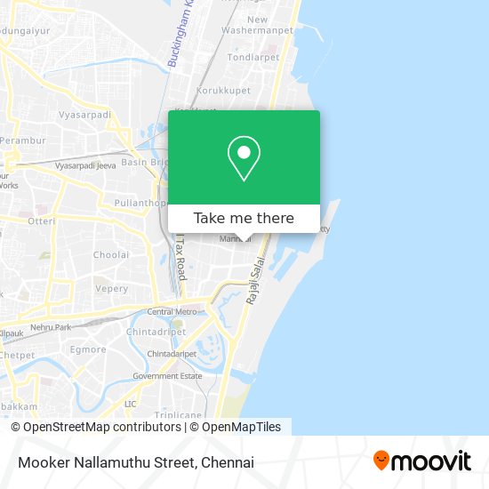 Mooker Nallamuthu Street map