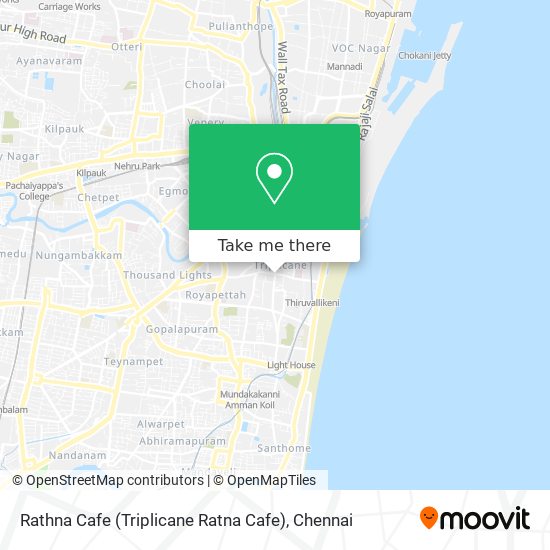Rathna Cafe (Triplicane Ratna Cafe) map