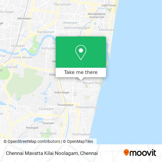 Chennai Mavatta Kilai Noolagam map