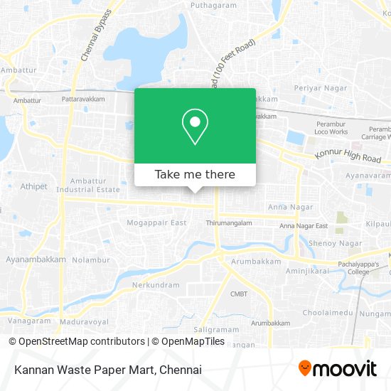 Kannan Waste Paper Mart map