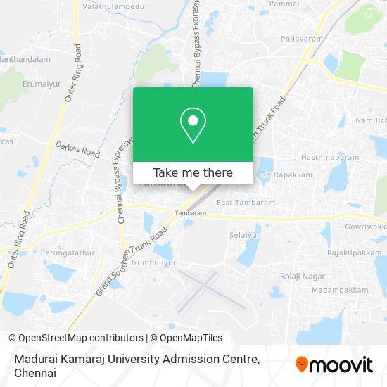 Madurai Kamaraj University Admission Centre map