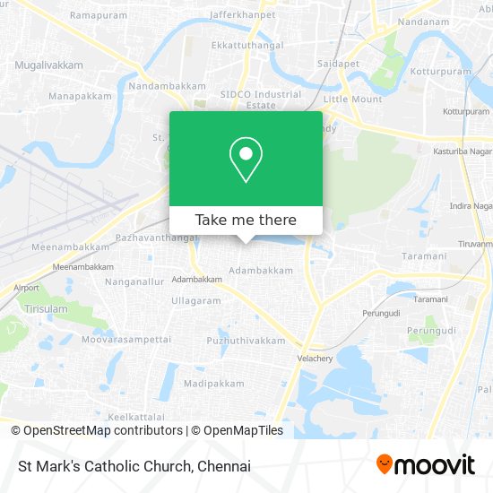 St Mark's Catholic Church map