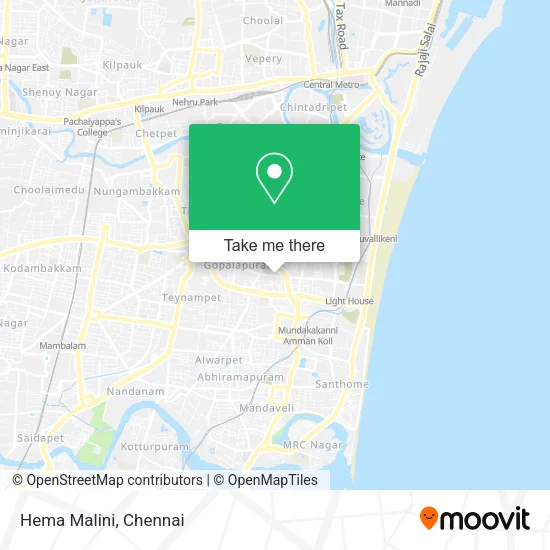 Hema Malini map