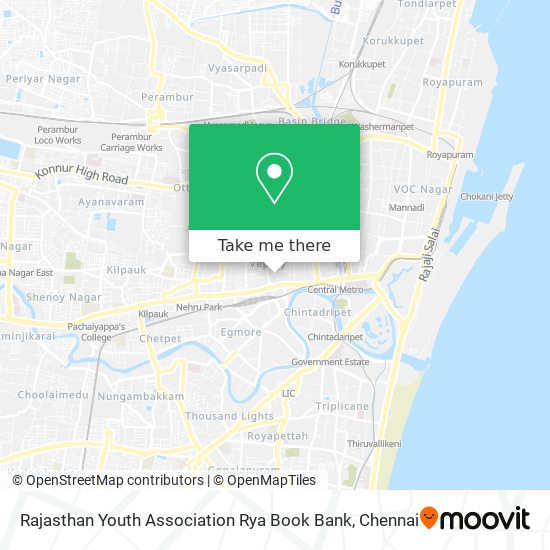 Rajasthan Youth Association Rya Book Bank map