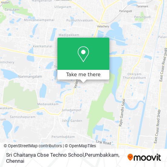 Sri Chaitanya Cbse Techno School,Perumbakkam map