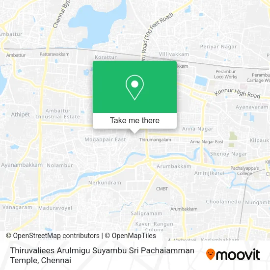 Thiruvaliees Arulmigu Suyambu Sri Pachaiamman Temple map