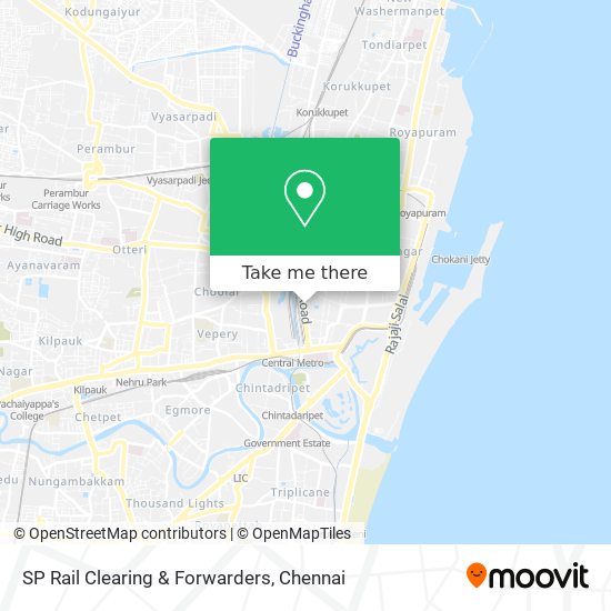 SP Rail Clearing & Forwarders map