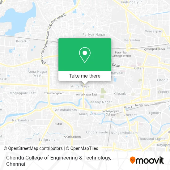 Chendu College of Engineering & Technology map