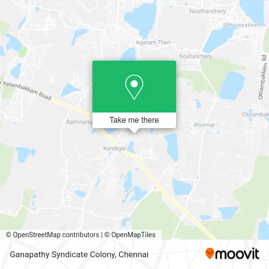 Ganapathy Syndicate Colony map