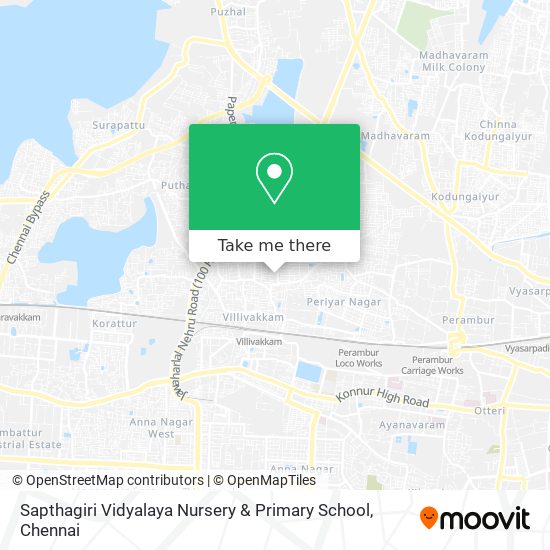Sapthagiri Vidyalaya Nursery & Primary School map