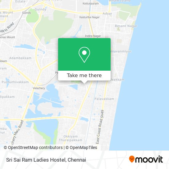 Sri Sai Ram Ladies Hostel map