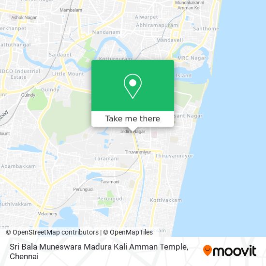 Sri Bala Muneswara Madura Kali Amman Temple map