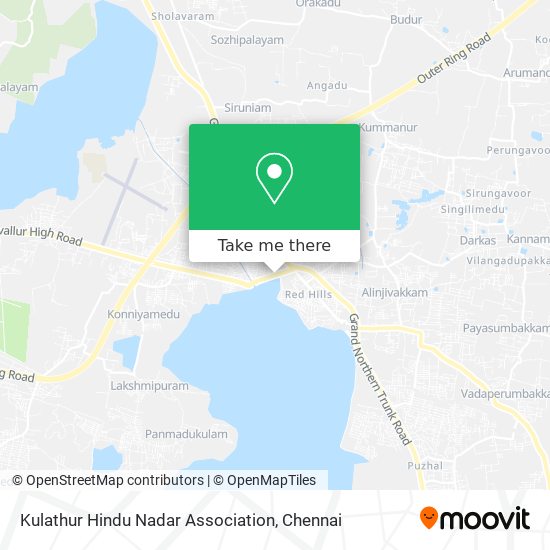 Kulathur Hindu Nadar Association map